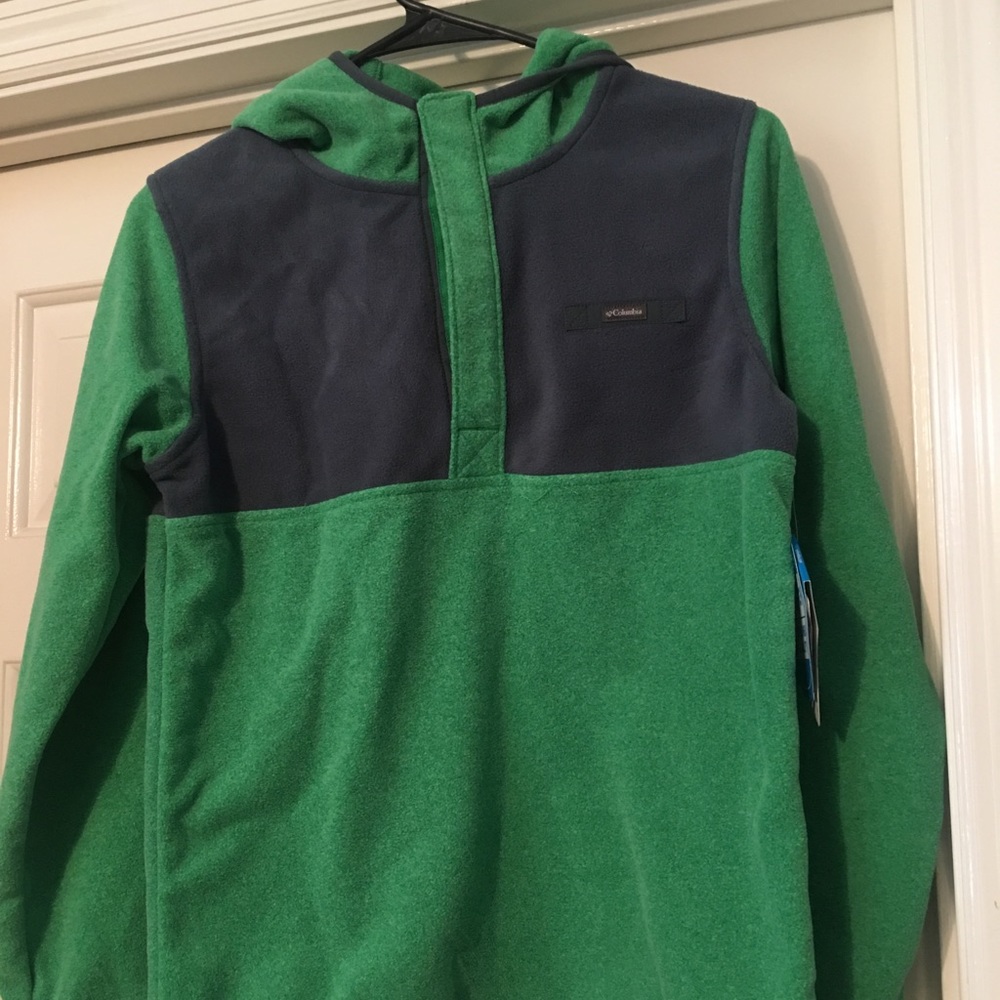 Columbia fleece hooded pullover